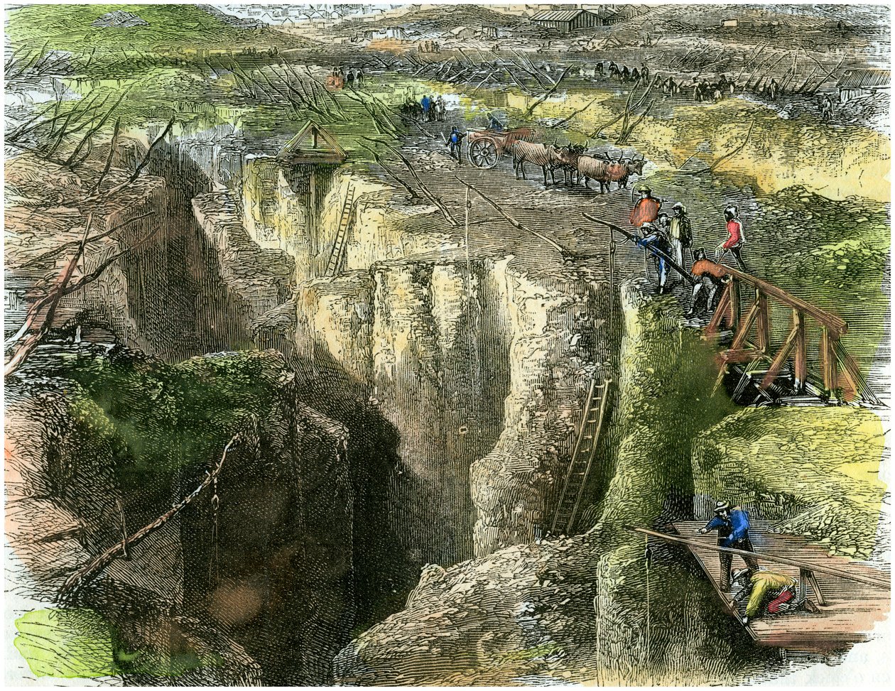 Diamantveld, ca. 1880 door Unbekannt