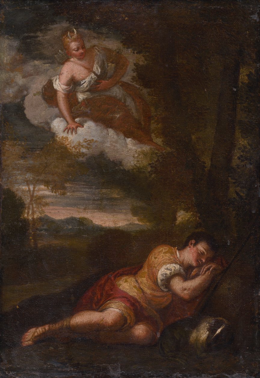 Diana en Endymion door Unbekannt