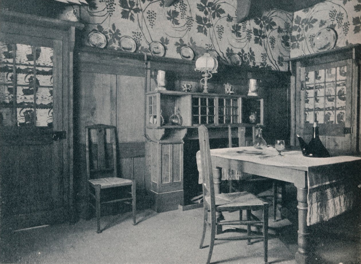 Eetkamer, ca. 1902 door Unbekannt