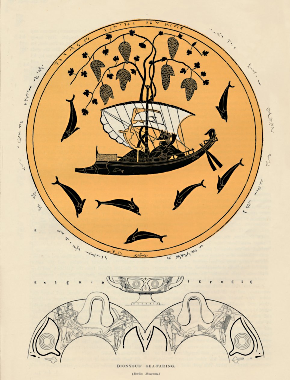 Dionysus op zee, Berlijns Museum, 1886 door Unbekannt