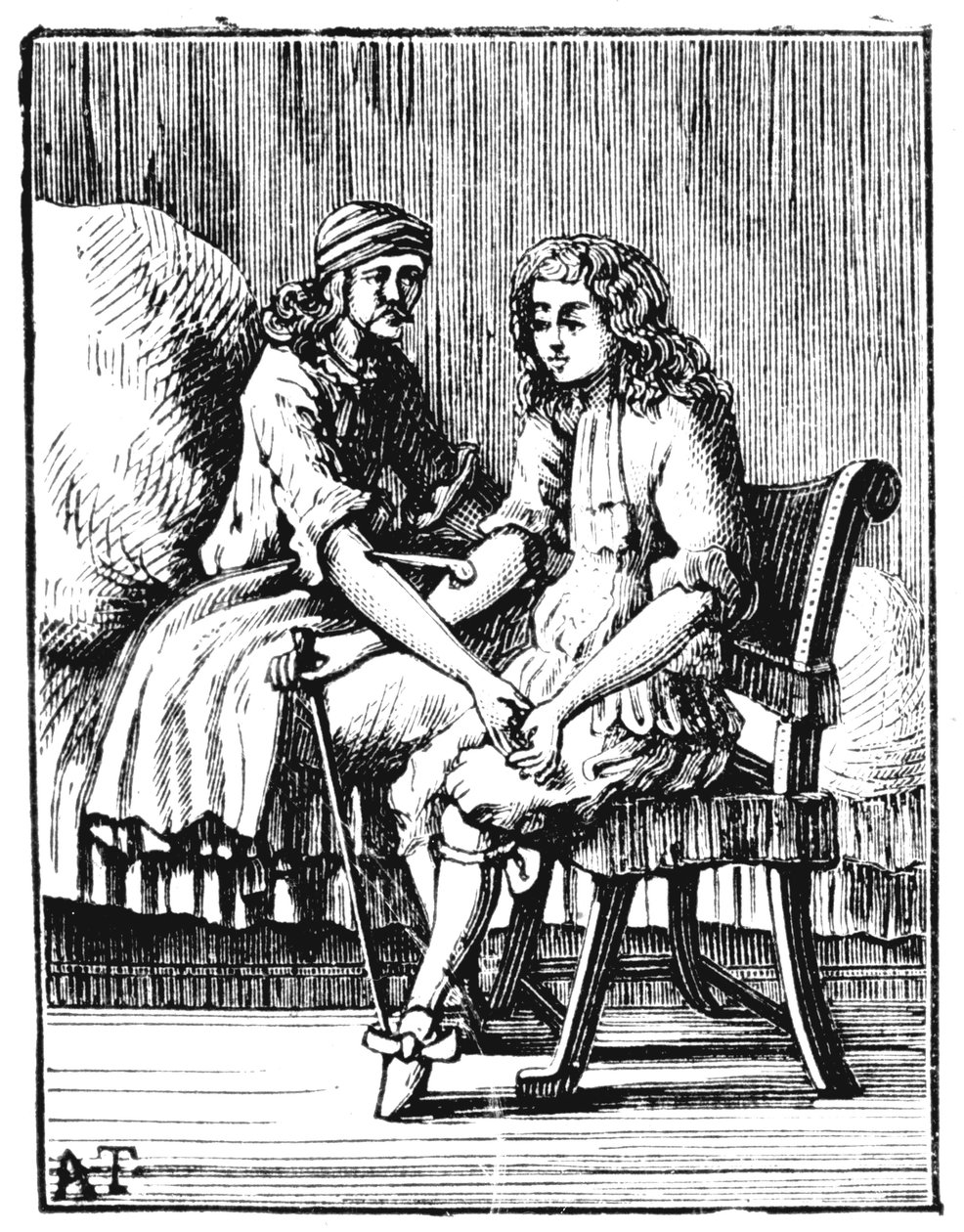 Directe persoon-tot-persoon bloedtransfusie, 1679 door Unbekannt