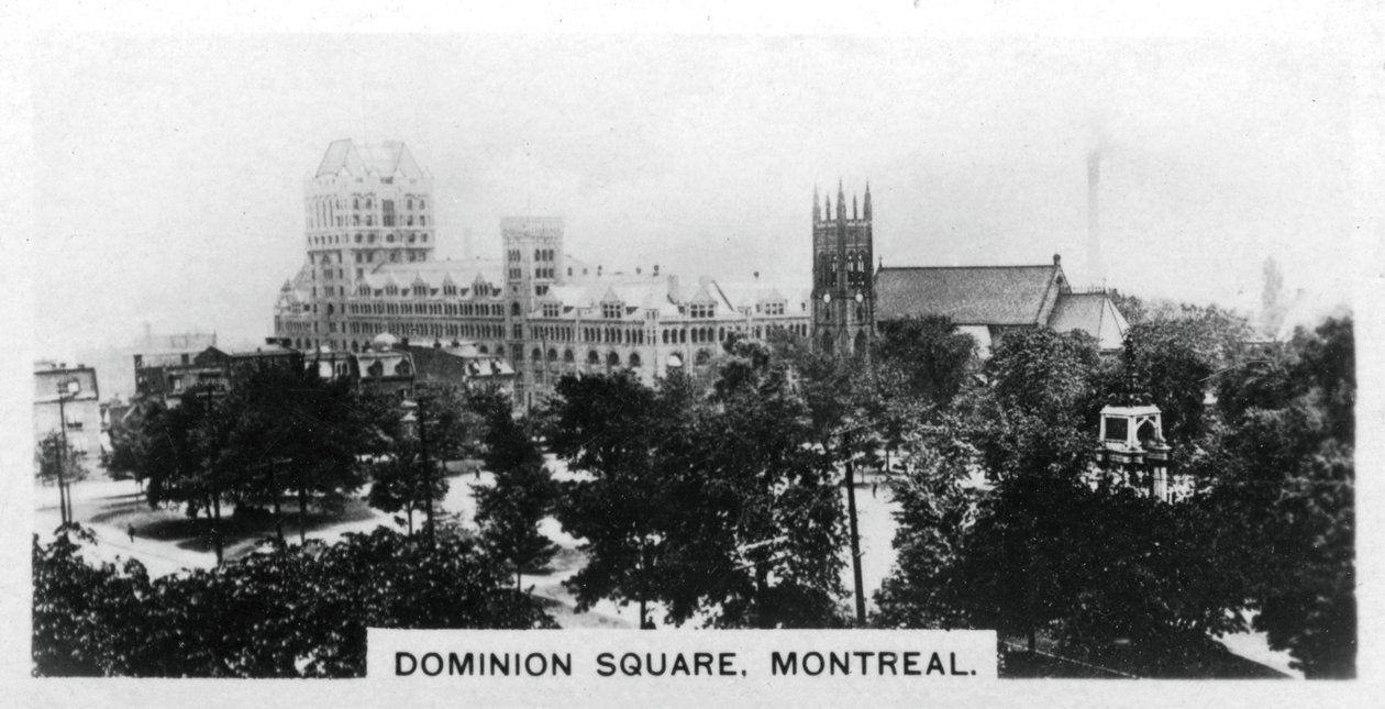 Dominion Square, Montreal, Canada, ca. 1920s door Unbekannt