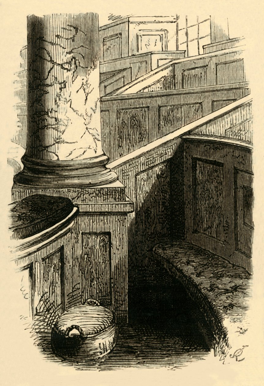 Dr. Johnsons Kerkbank in St. Clements, 1881 door Unbekannt