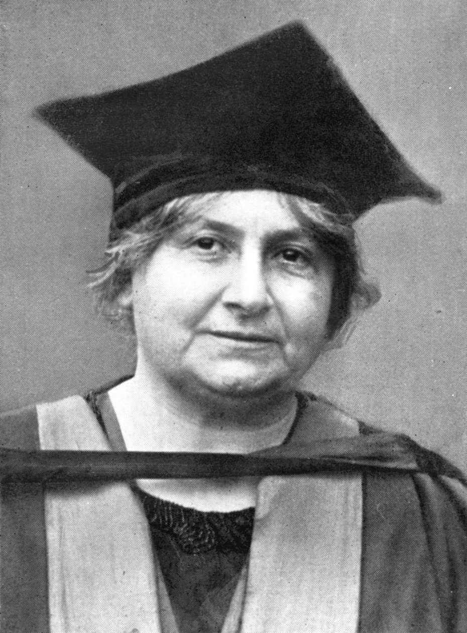 Dr. Maria Montessori, Italiaanse filosoof, 1926 door Unbekannt