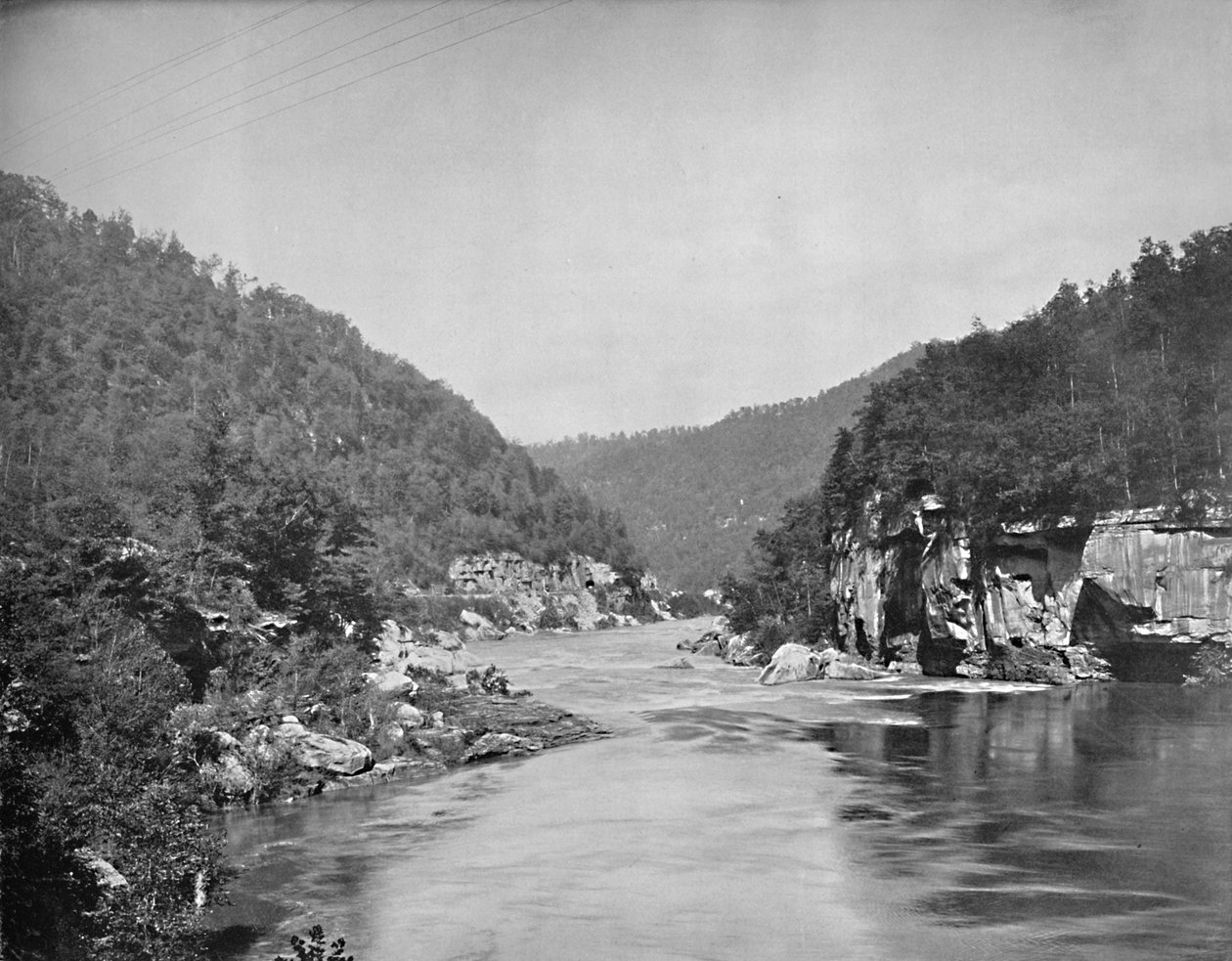 Drakenkloof, Nieuwe Rivier, West Virginia, ca. 1897 door Unbekannt