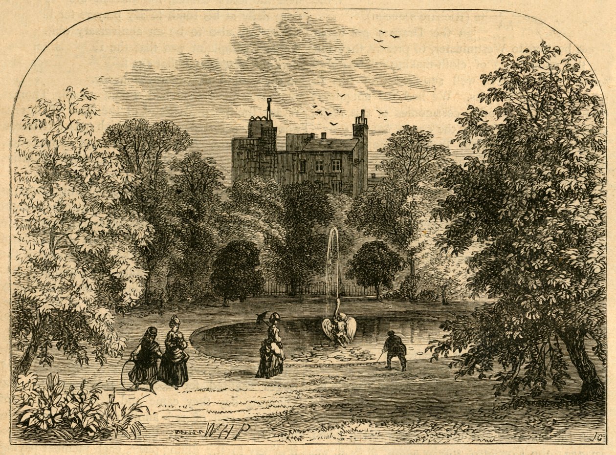 Drapers Hall Garden 1860, 1897 door Unbekannt