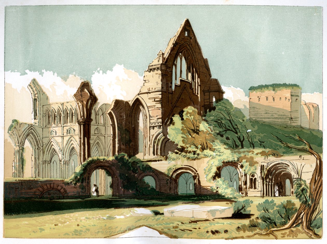 Dryburgh Abbey, ca. 1850 door Unbekannt