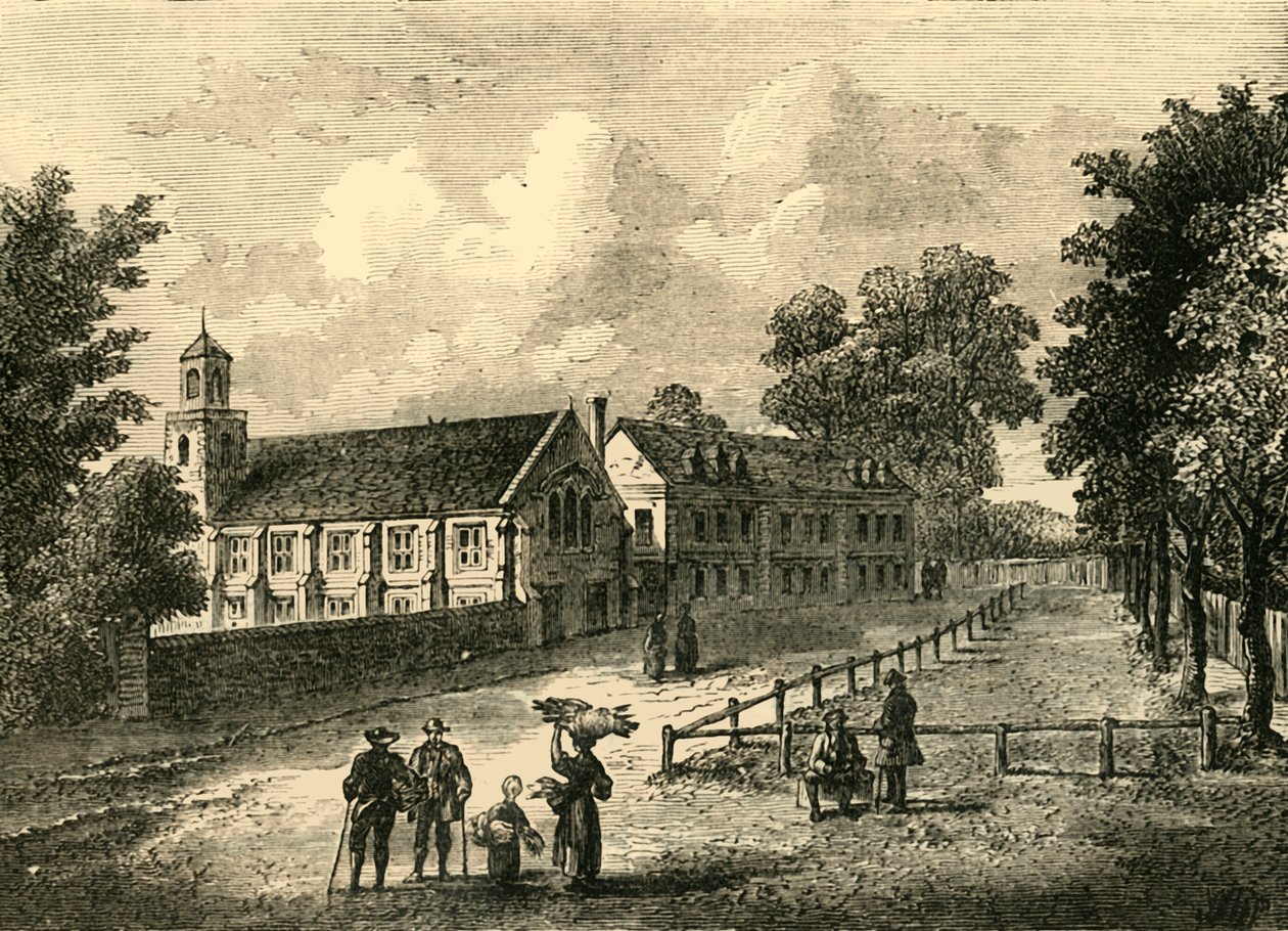 Dulwich College in 1750 door Unbekannt