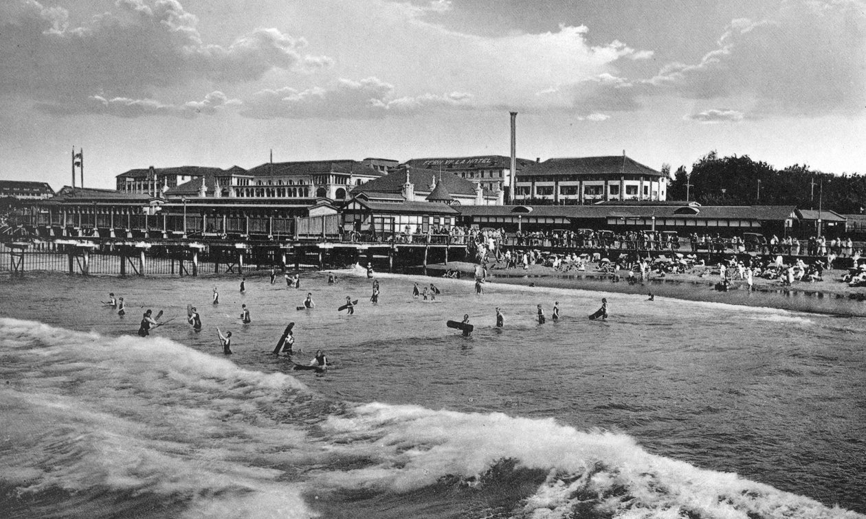 Durban strand, Zuid-Afrika door Unbekannt