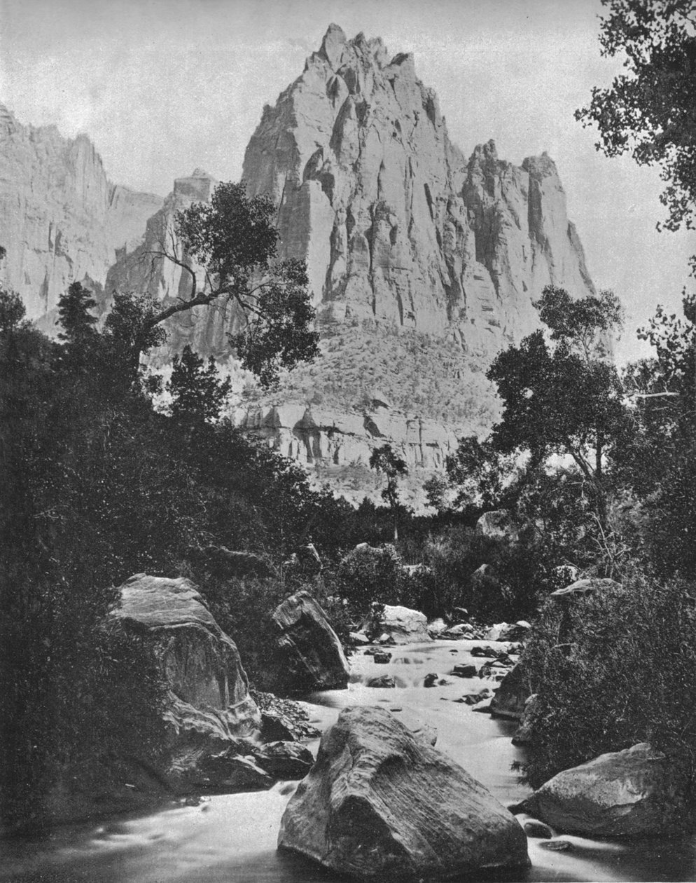 Eagle Crag, Shoshone Falls, Idaho, VS, ca. 1900 door Unbekannt