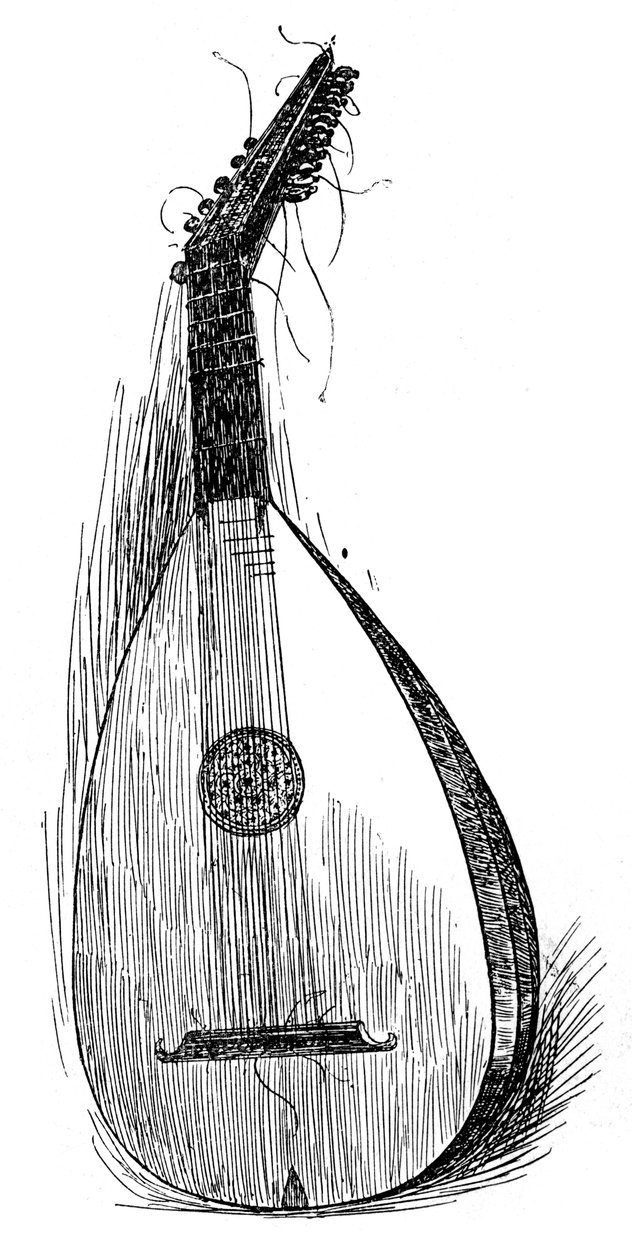 Vroege Paduaanse luit, 1901 door Unbekannt