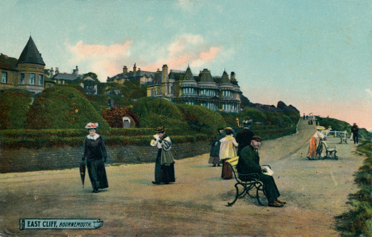 East Cliff, Bournemouth, ca 1905 door Unbekannt