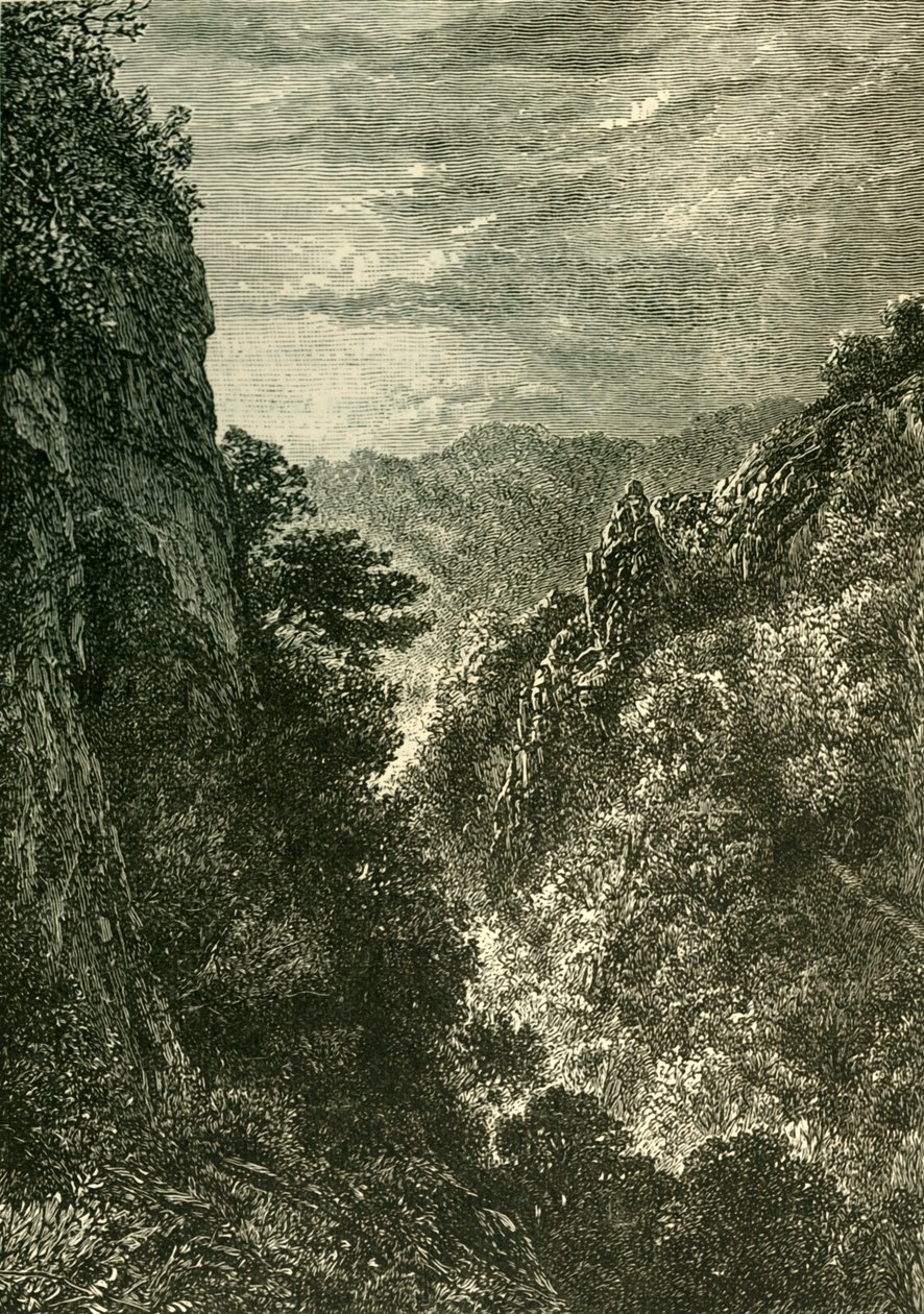 Ebbor Gorge, 1898 door Unbekannt