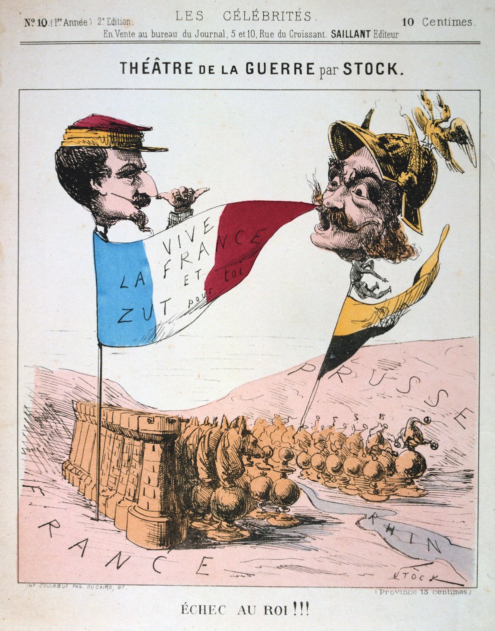 Echec au Roi, Frans-Pruisische Oorlog, 1870-1871 door Unbekannt