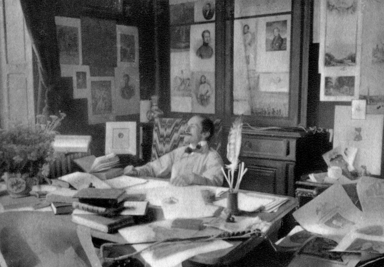 Edmond Rostand, Franse dichter en toneelschrijver, 1908 door Unbekannt