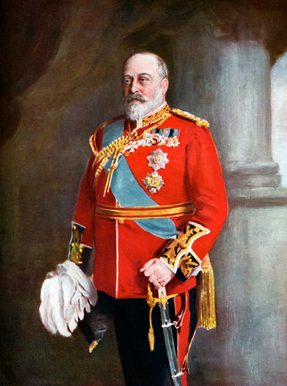 Edward VII, ca. 1900 door Unbekannt