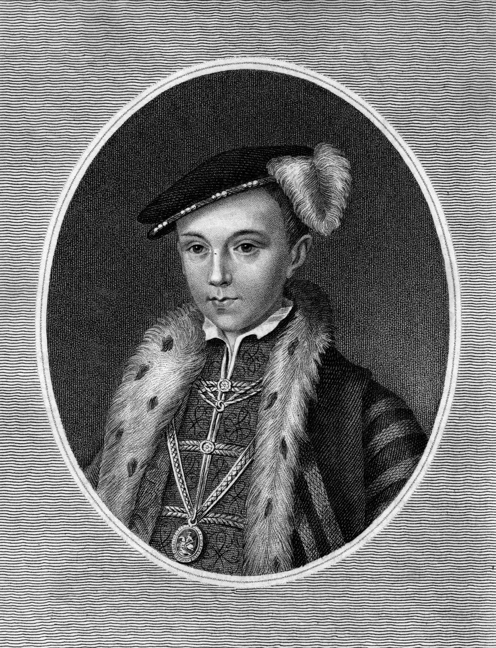 Edward VI, koning van Engeland, 19e eeuw door Unbekannt