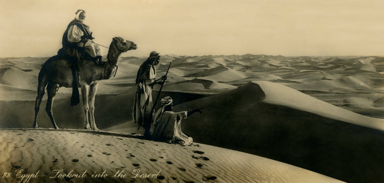 Egypte - Uitzicht op de woestijn, ca. 1918-ca. 1939 door Unbekannt