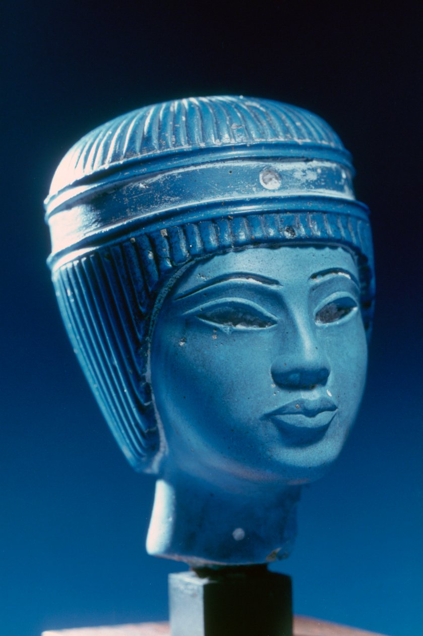Egyptisch buste, misschien Toetanchamon, 18e Dynastie door Unbekannt