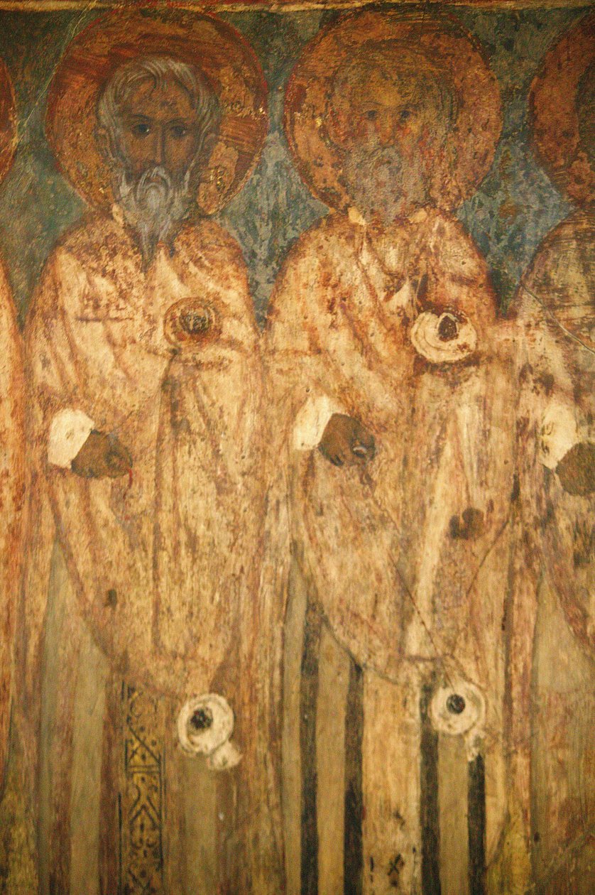 El-Moallaqah kerk fresco, Caïro, Egypte door Unbekannt