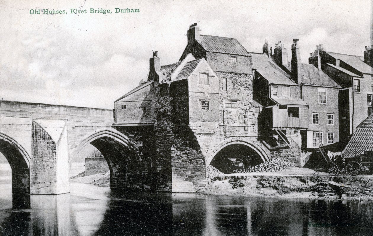 Elvet Bridge, Durham, 1905 door Unbekannt