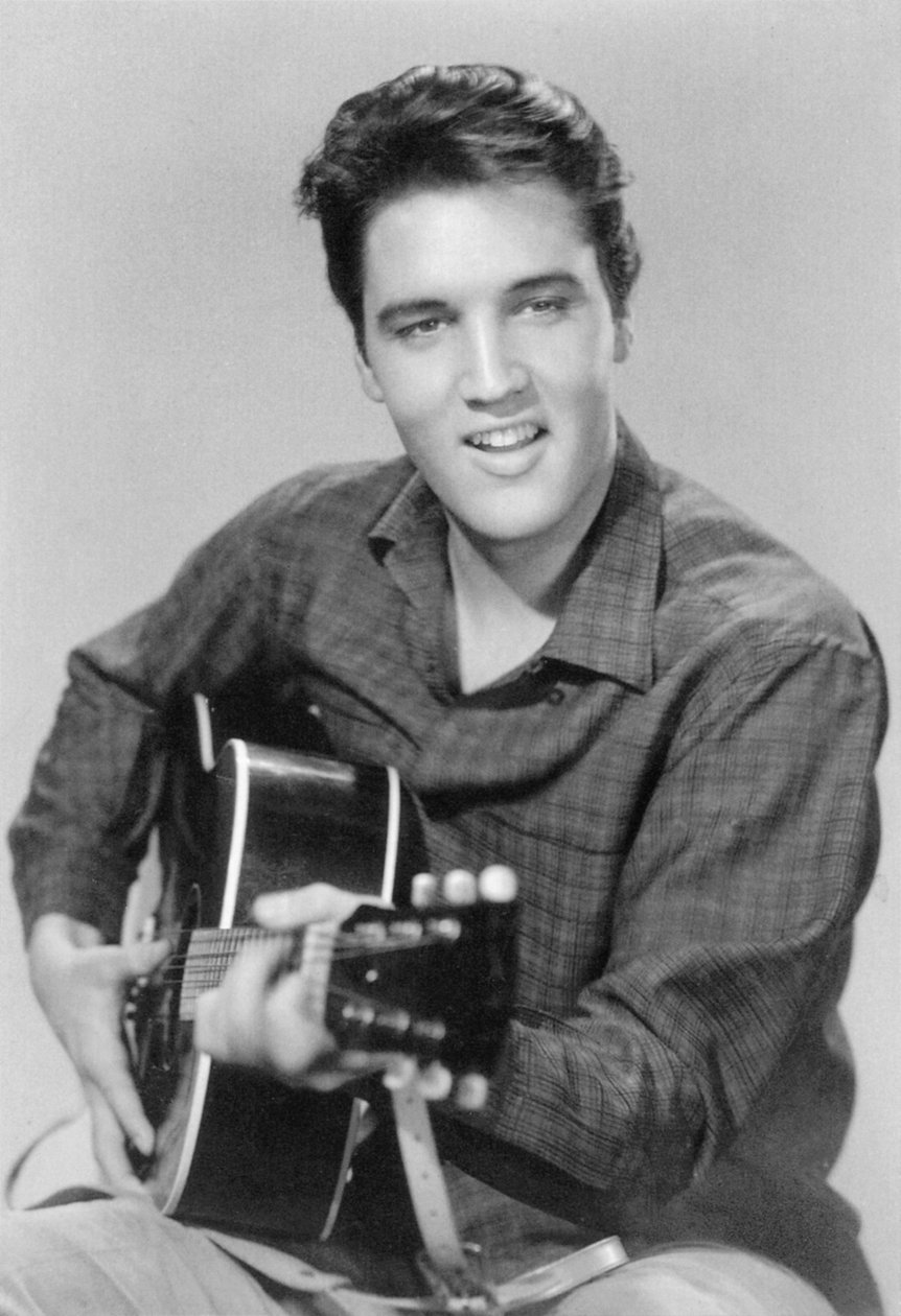 Elvis Presley, Amerikaanse zanger en acteur, jaren 1950 door Unbekannt