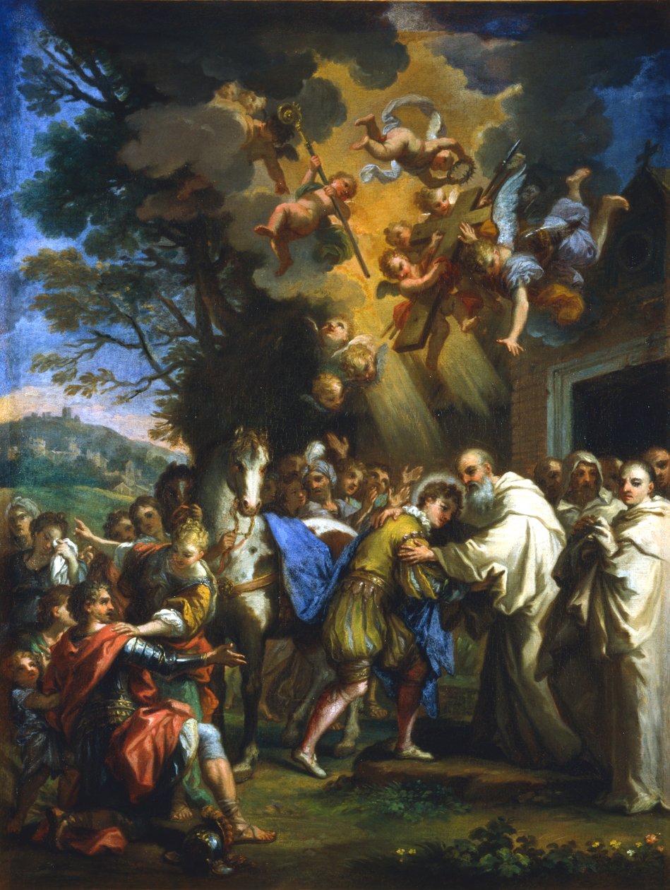 Intocht van Sint-Bernard in de stad, ca. 1630-1679 door Unbekannt
