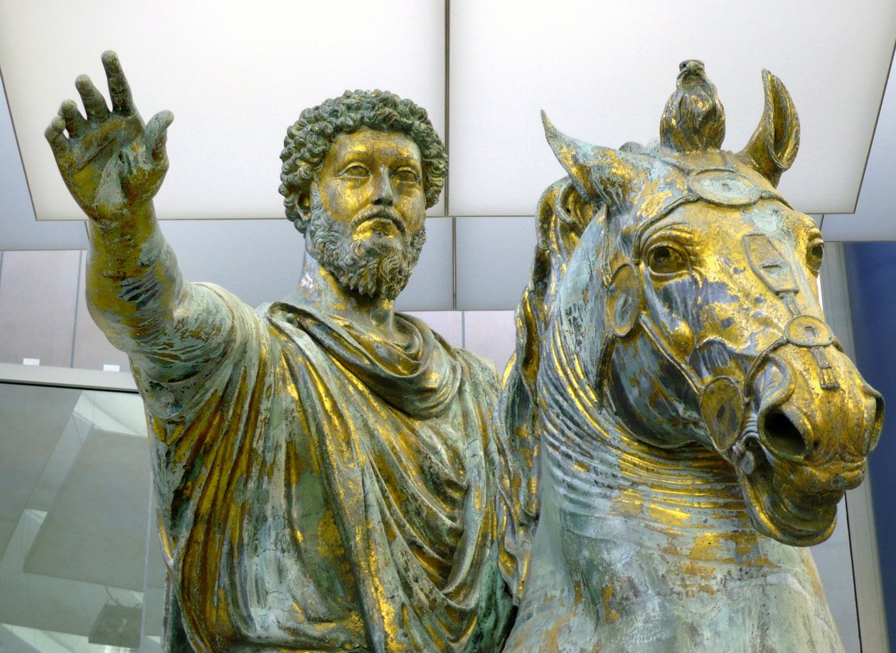 Ruiterstandbeeld van Marcus Aurelius, 161-180 door Unbekannt