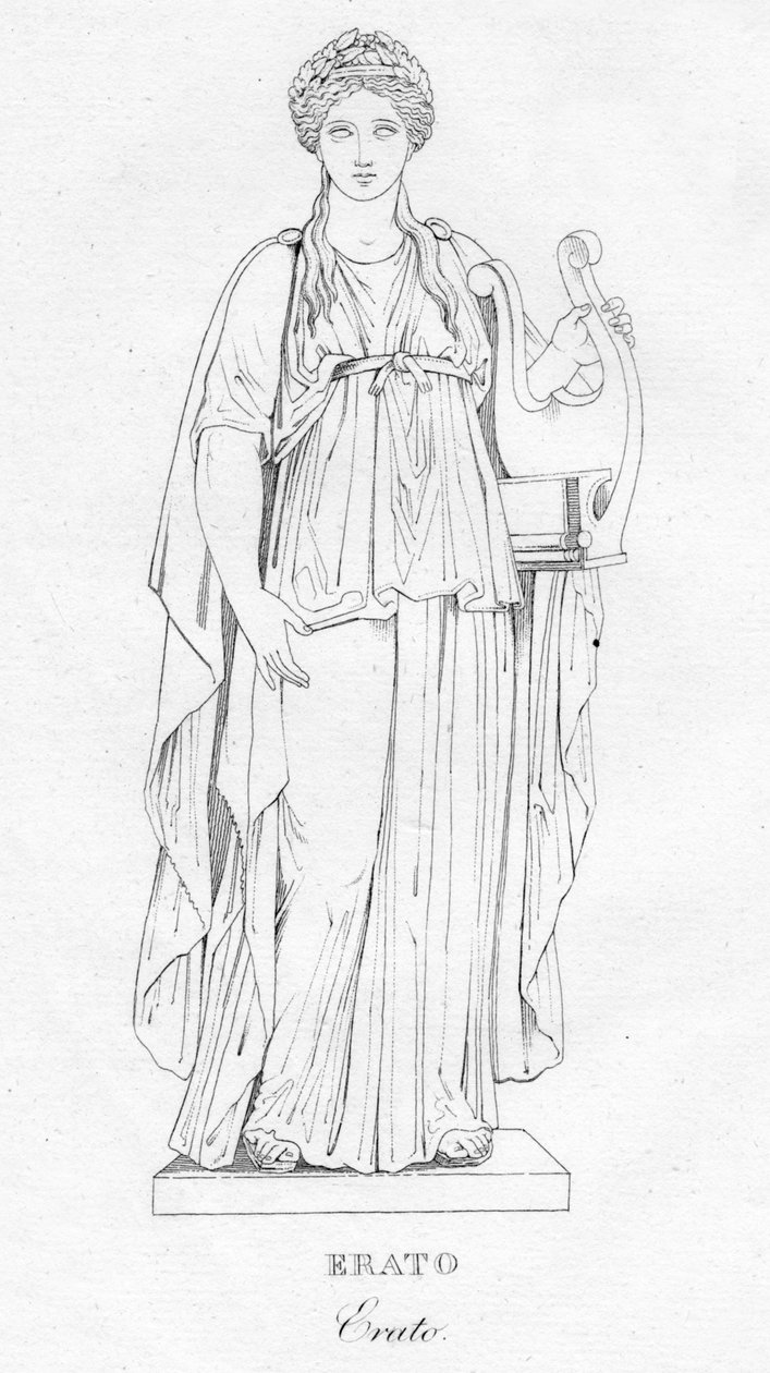 Erato, c1850 door Unbekannt
