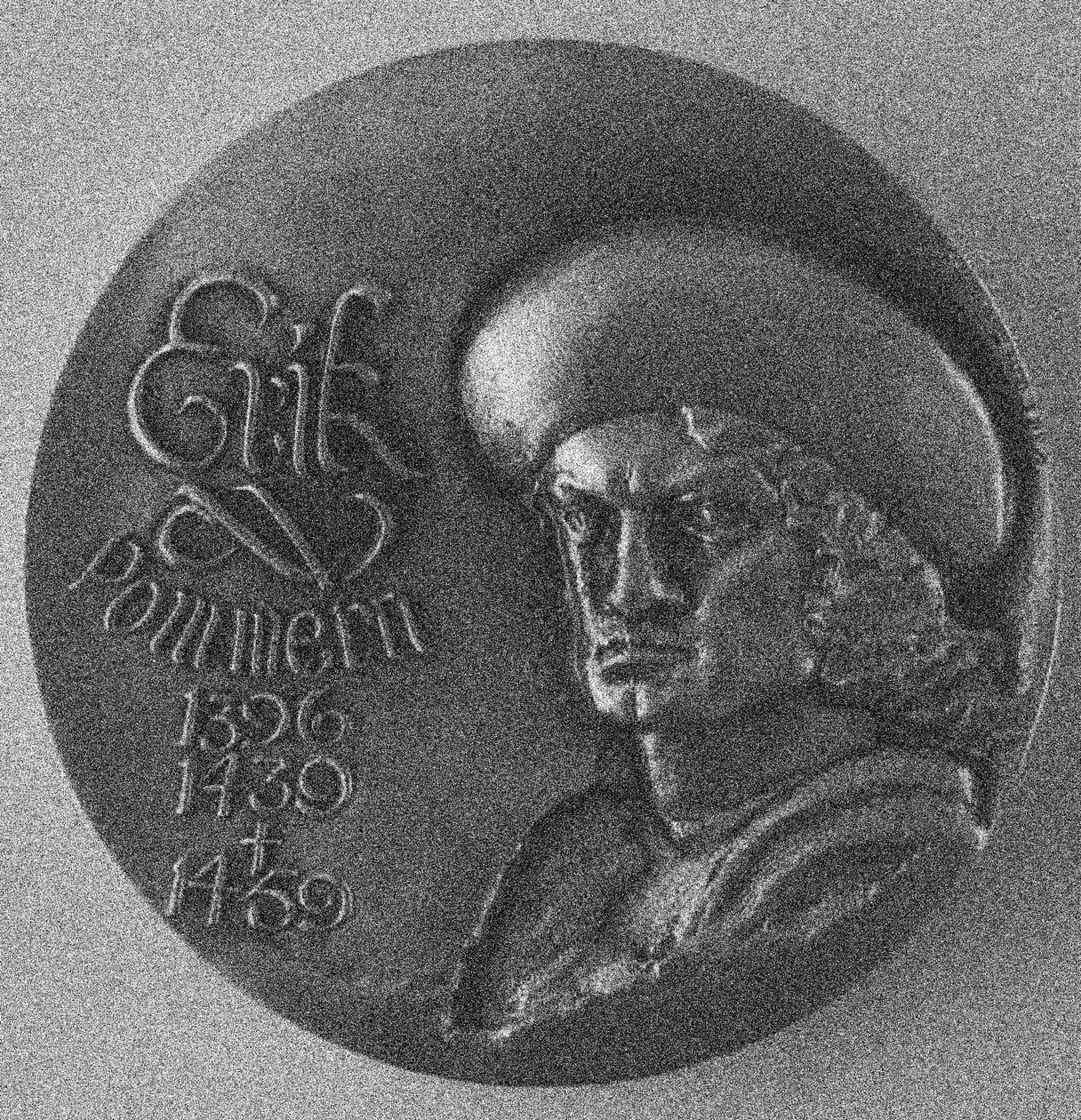 Erik van Pommeren 1382-1459. Historische Medaille, 1978 door Unbekannt