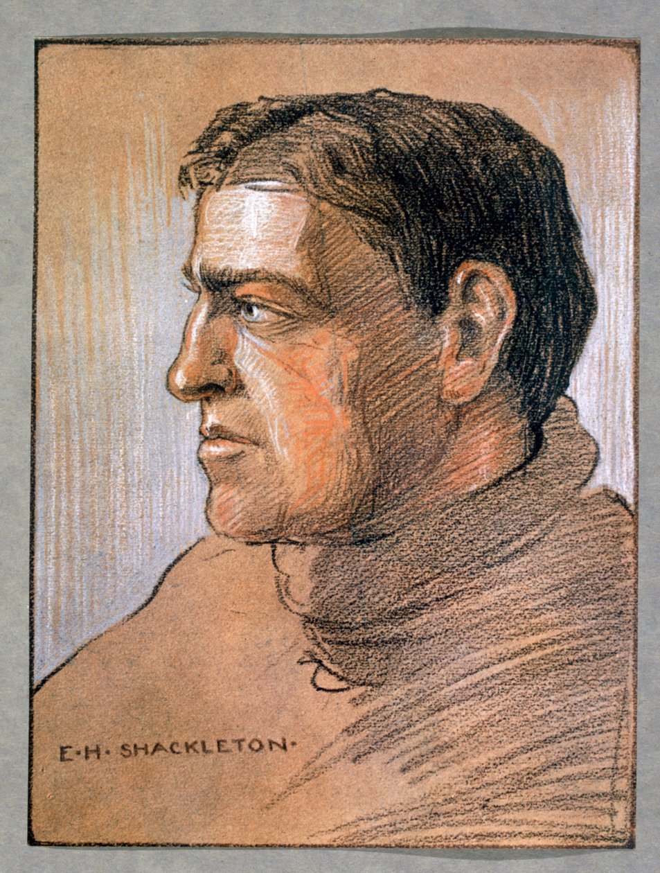 Ernest Shackleton, Britse ontdekkingsreiziger, ca. 1909 door Unbekannt