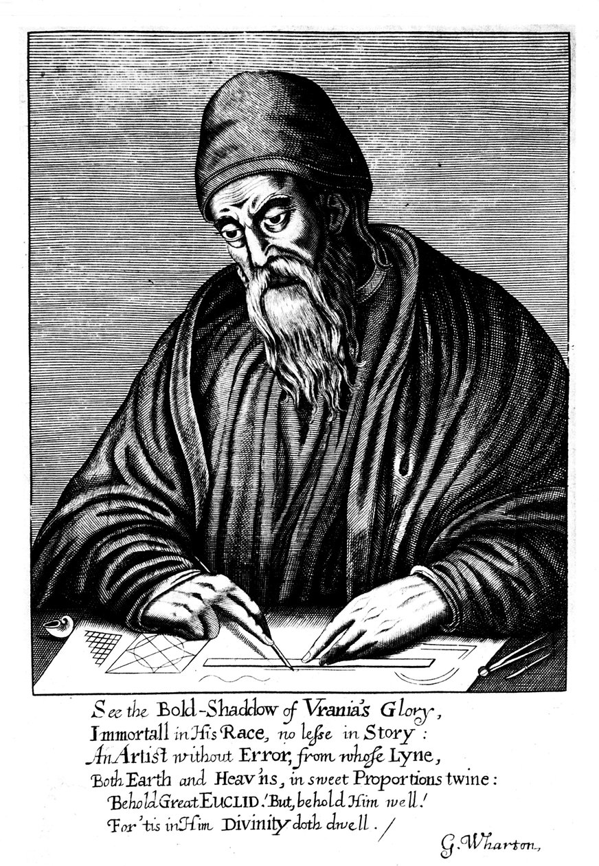 Euclides, oude Griekse wiskundige, 1661 door Unbekannt