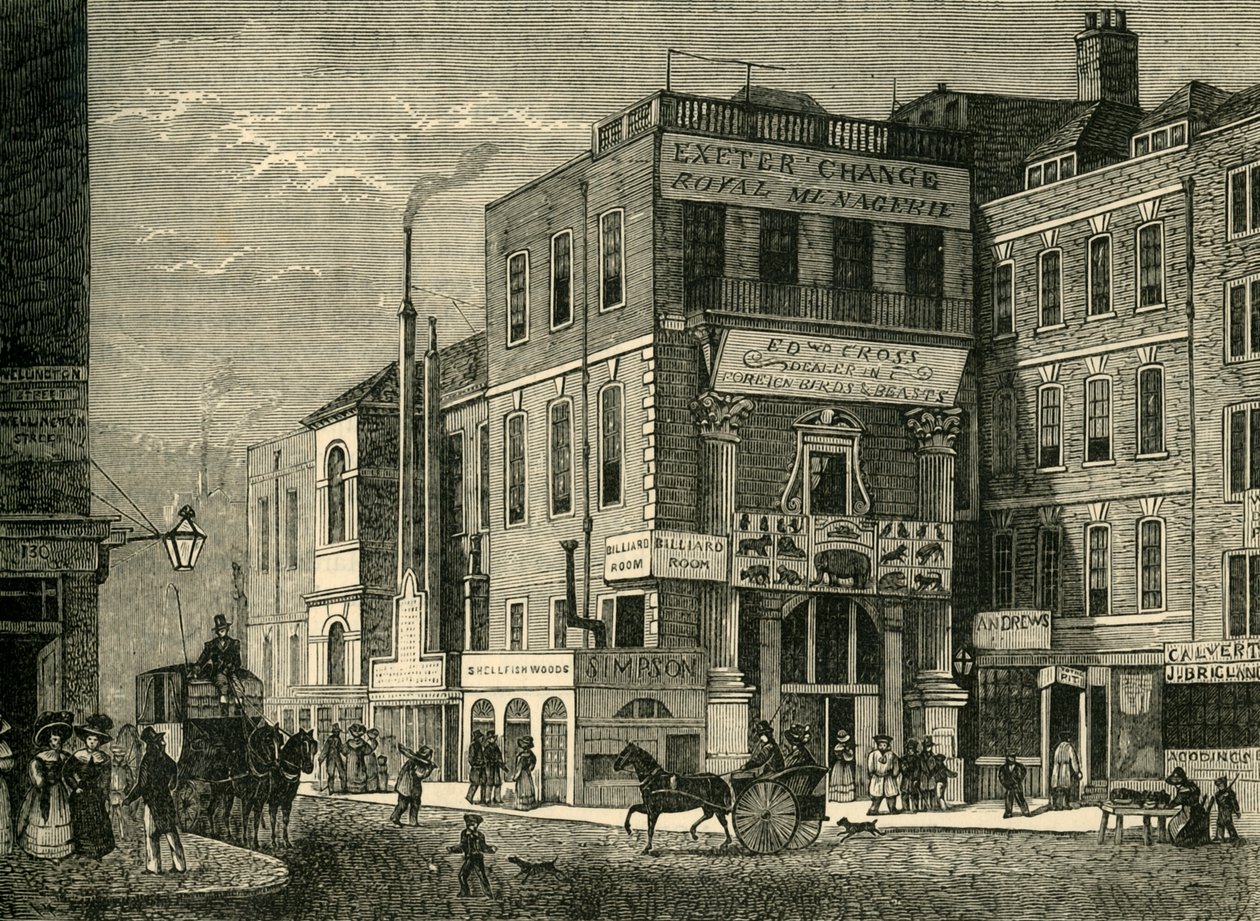 Exeter Change in 1826, 1881 door Unbekannt