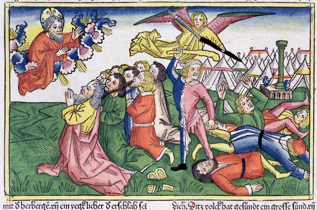 Exodus 32:15-23: Mozes breekt de stenen tafelen door Unbekannt