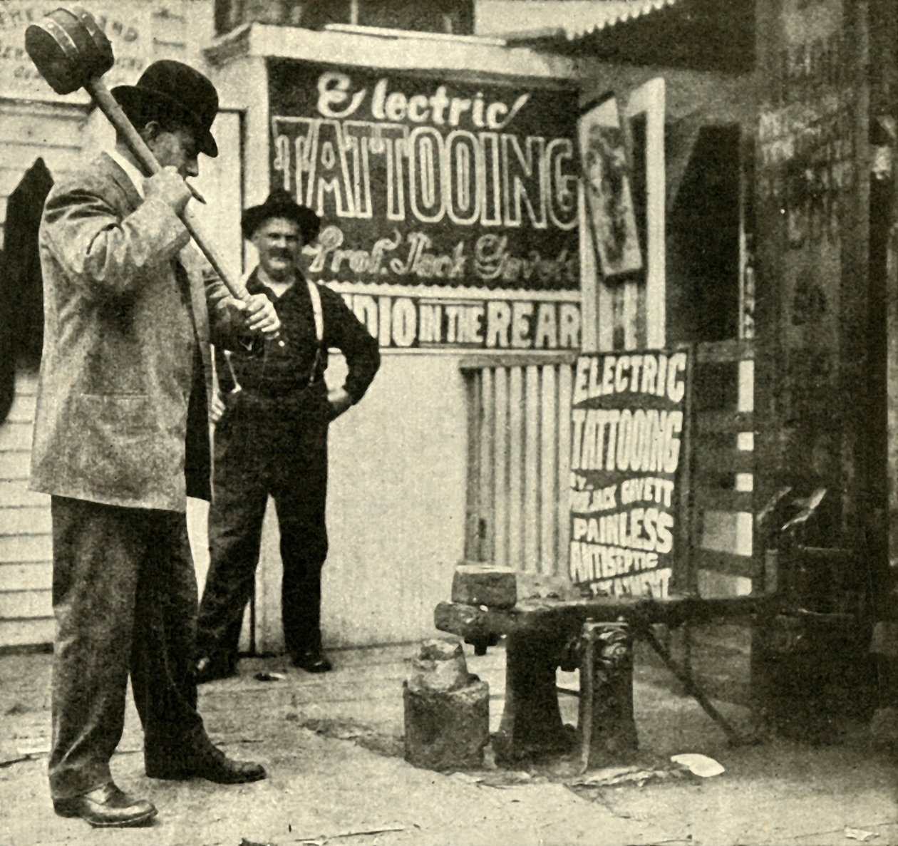 Kermisattractie, 1910 door Unbekannt
