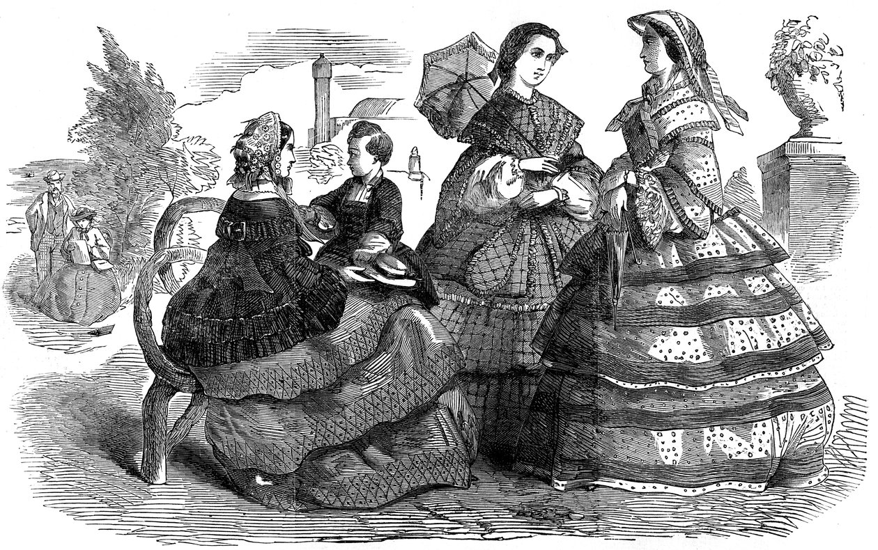 Mode voor augustus, 1857 door Unbekannt