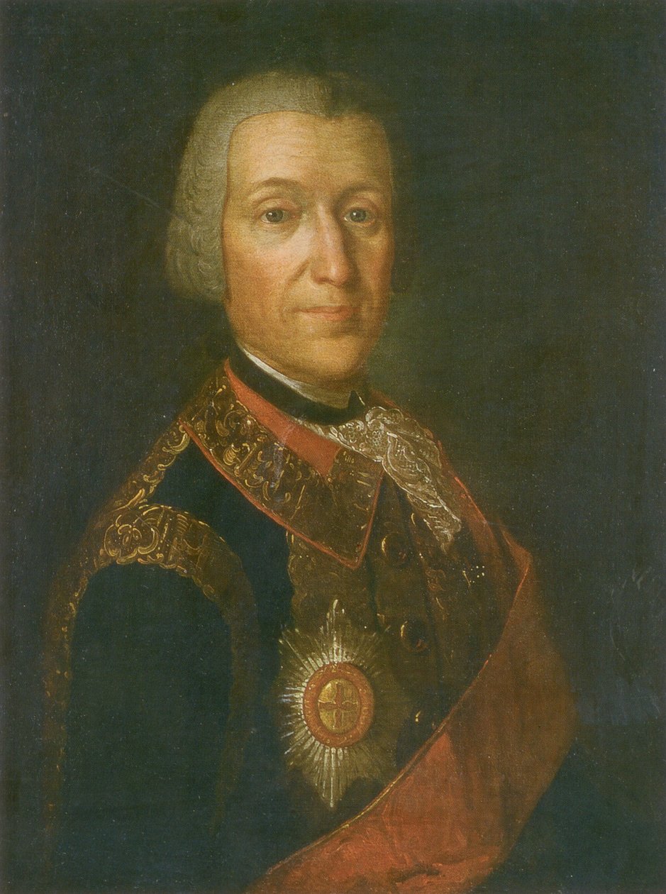 Fedor Golitsyn (1700-1759), generaal-majoor door Unbekannt