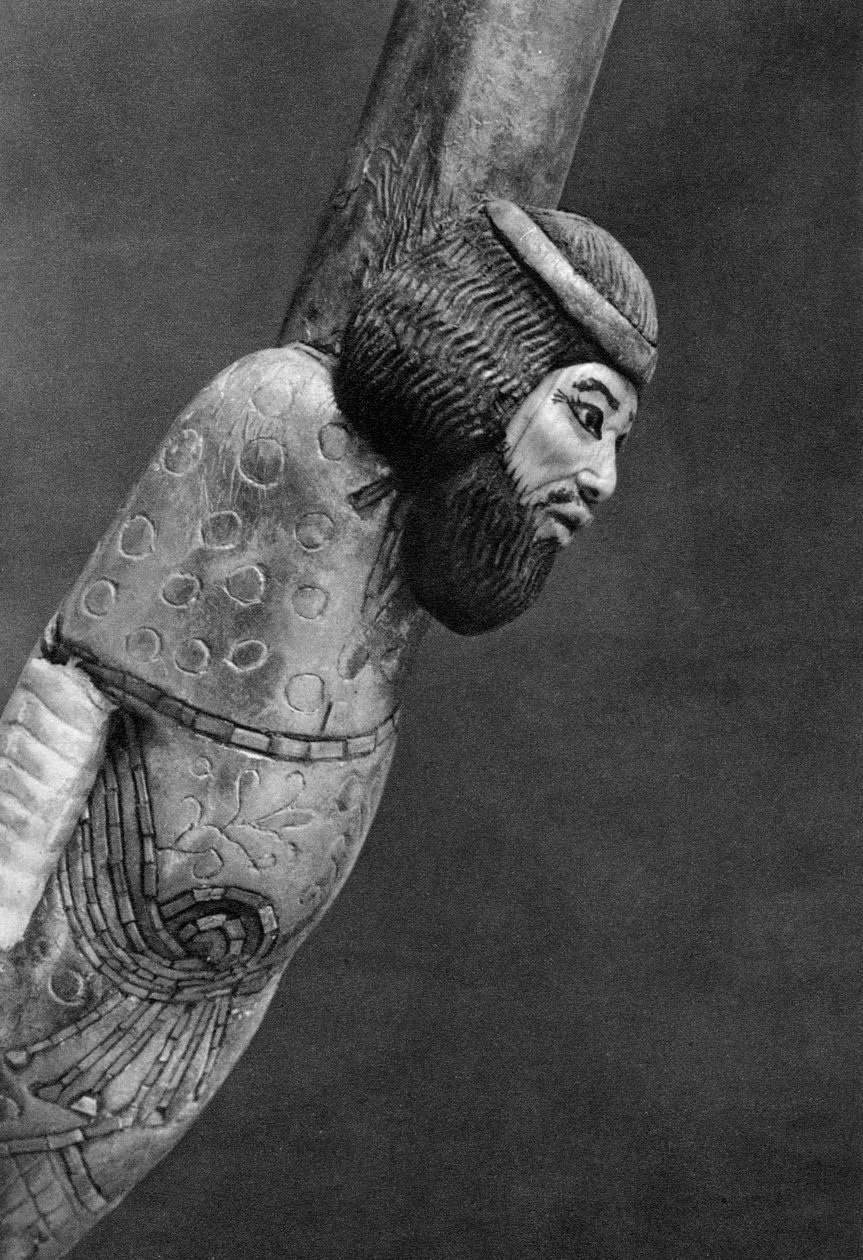 Beeld van een Aziatische man, ca. 1350 v.Chr., 1936 door Unbekannt