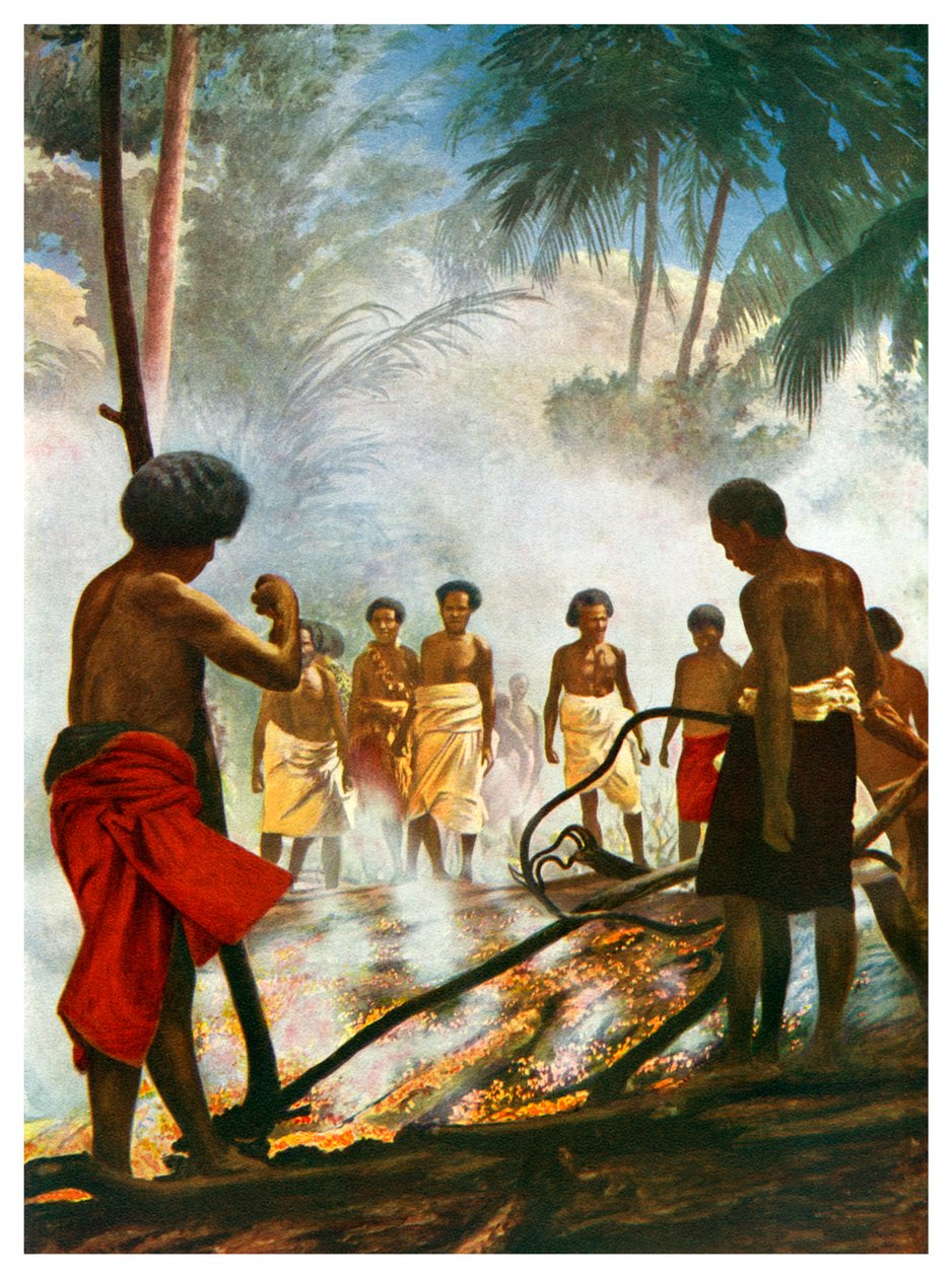 Vuurwandelen in Fiji door Unbekannt