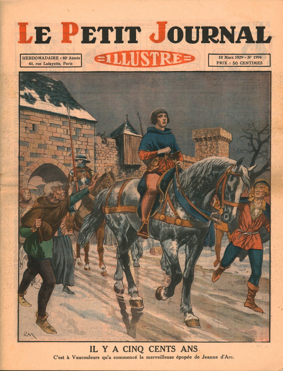 Vijfhonderd jaar geleden, 1929 door Unbekannt