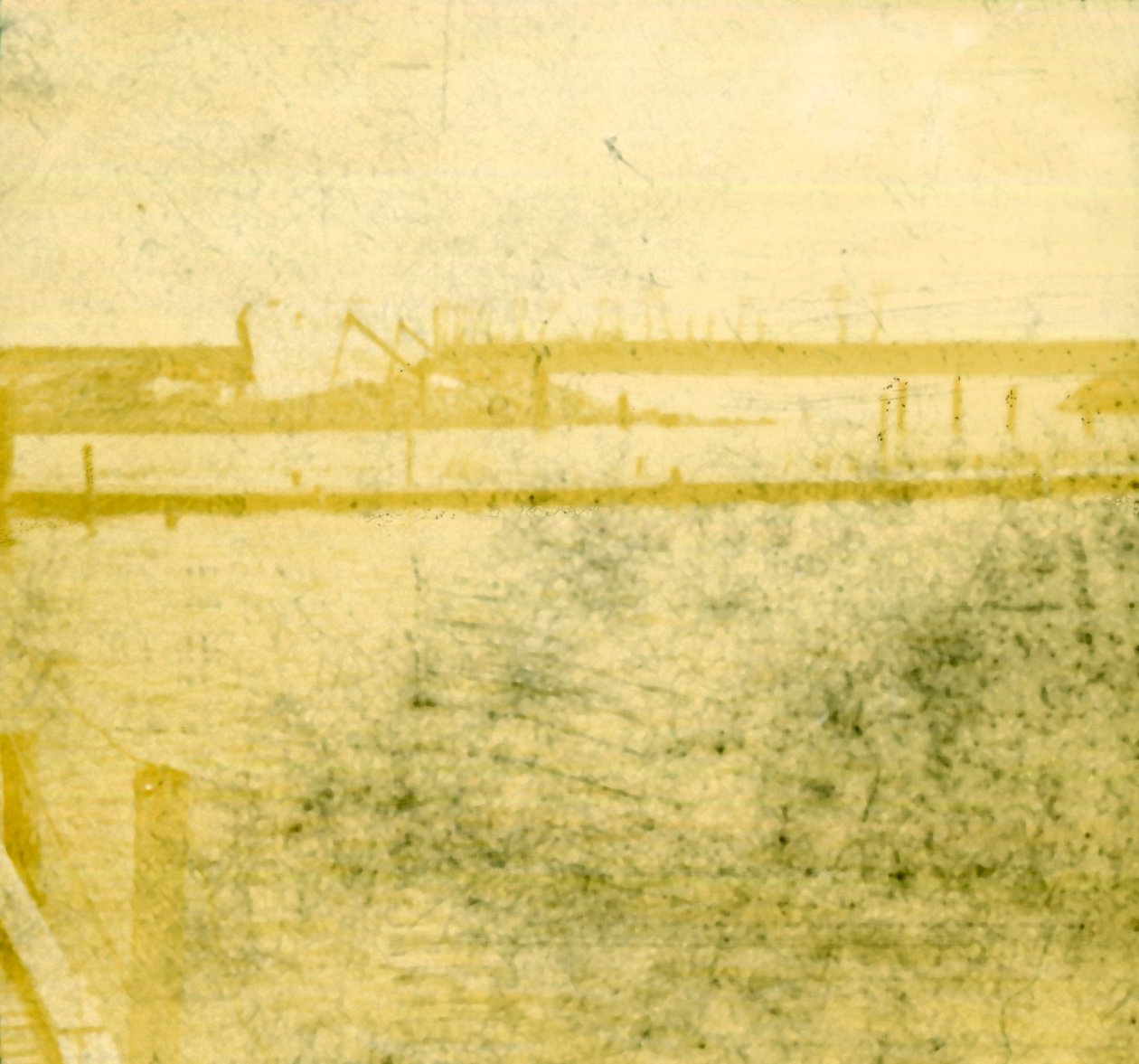 Voetbruggen bij Ramskapelle, België, c1914-c1918 door Unbekannt