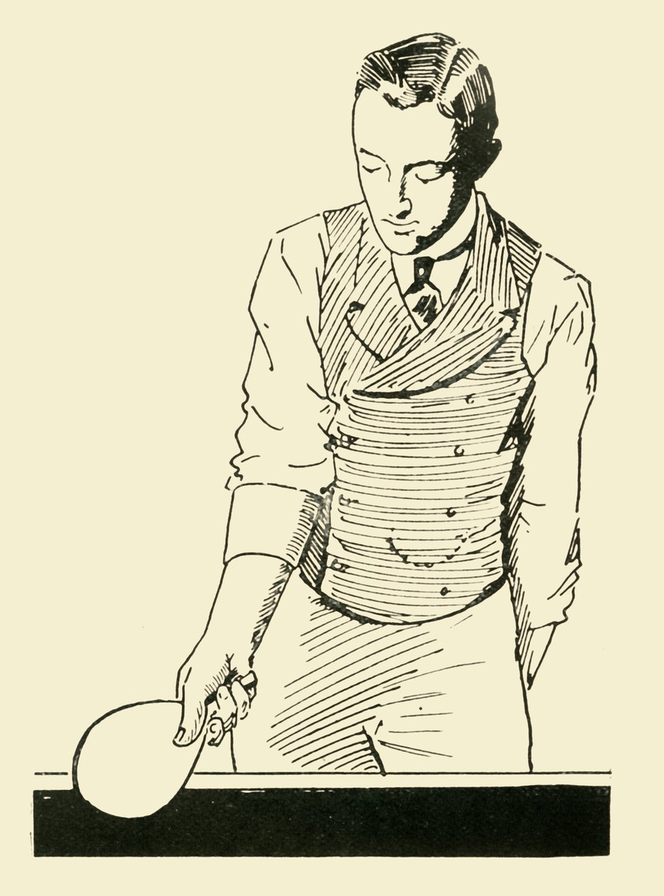Fore-Hand Half-Volley Upright, 1902 door Unbekannt