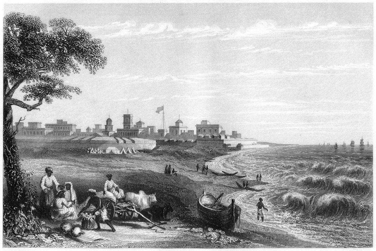 Fort George, Madras, India door Unbekannt