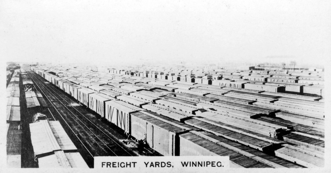 Goederenwerven, Winnipeg, Manitoba, Canada, ca. 1920 door Unbekannt