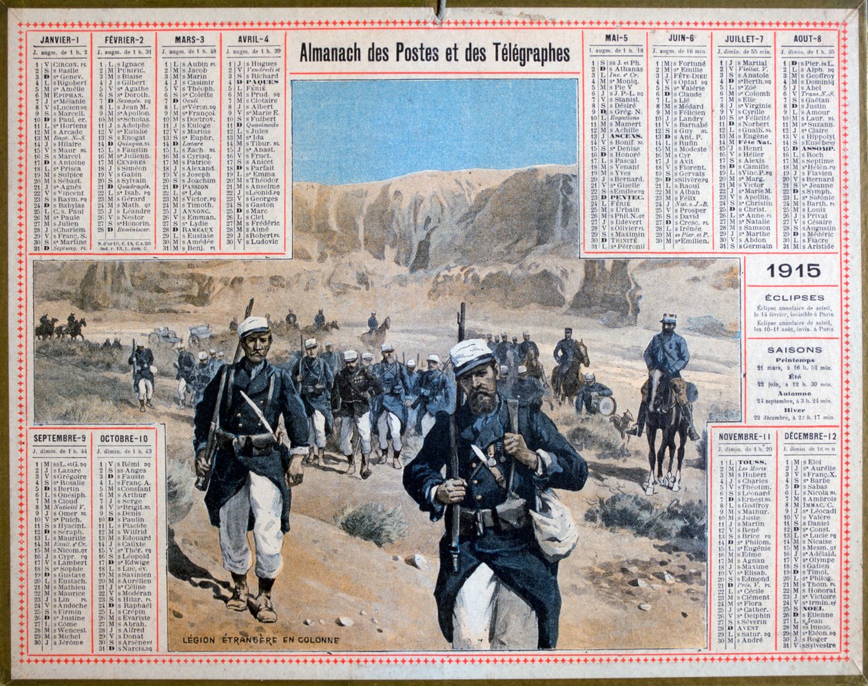 Franse Vreemdelingenlegioen, 1915 door Unbekannt