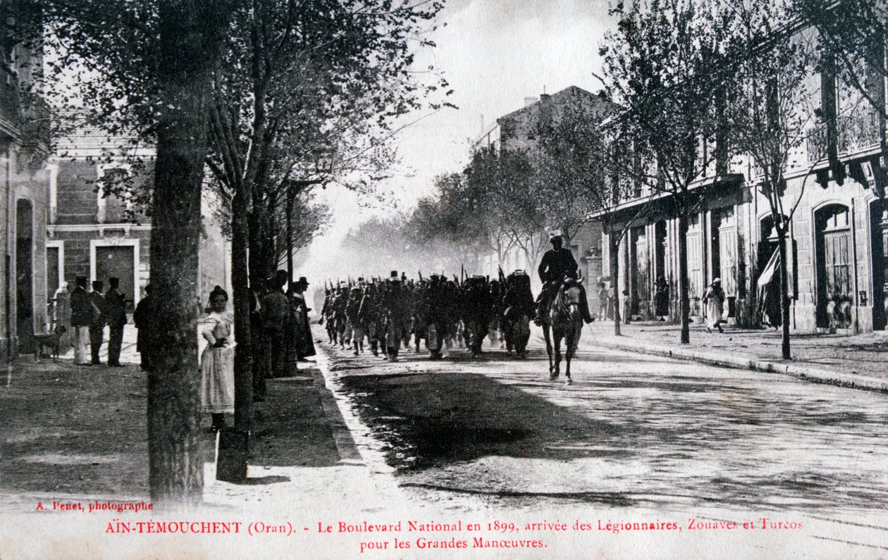 Franse Vreemdelingenlegioen, Ain Temouchent, Algerije, 1899 door Unbekannt