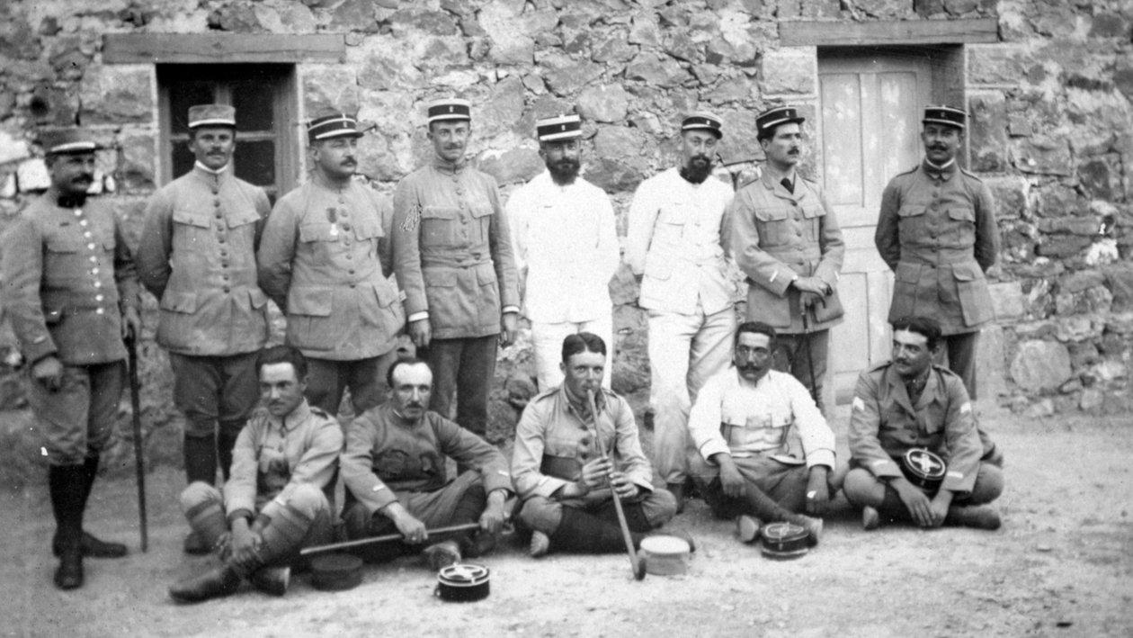 Franse Vreemdelingenlegionairs, 1917 door Unbekannt