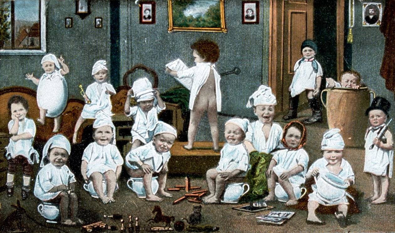 Franse Ansichtkaart, ca. 1900 door Unbekannt