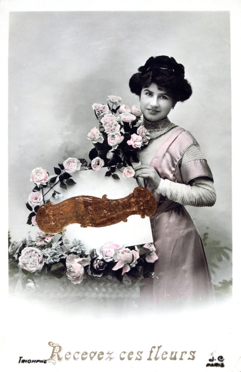 Franse Ansichtkaart, ca. 1900 door Unbekannt
