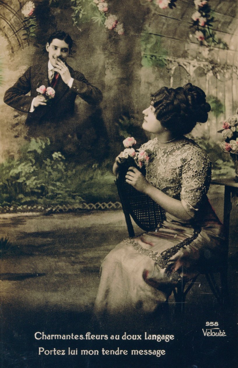 Franse ansichtkaart, ca. 1900 door Unbekannt